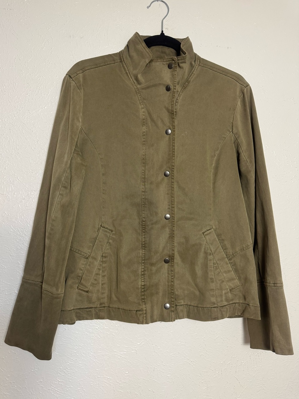 Lucky Brand Olive Green Lightweight Utility Jacket Coat